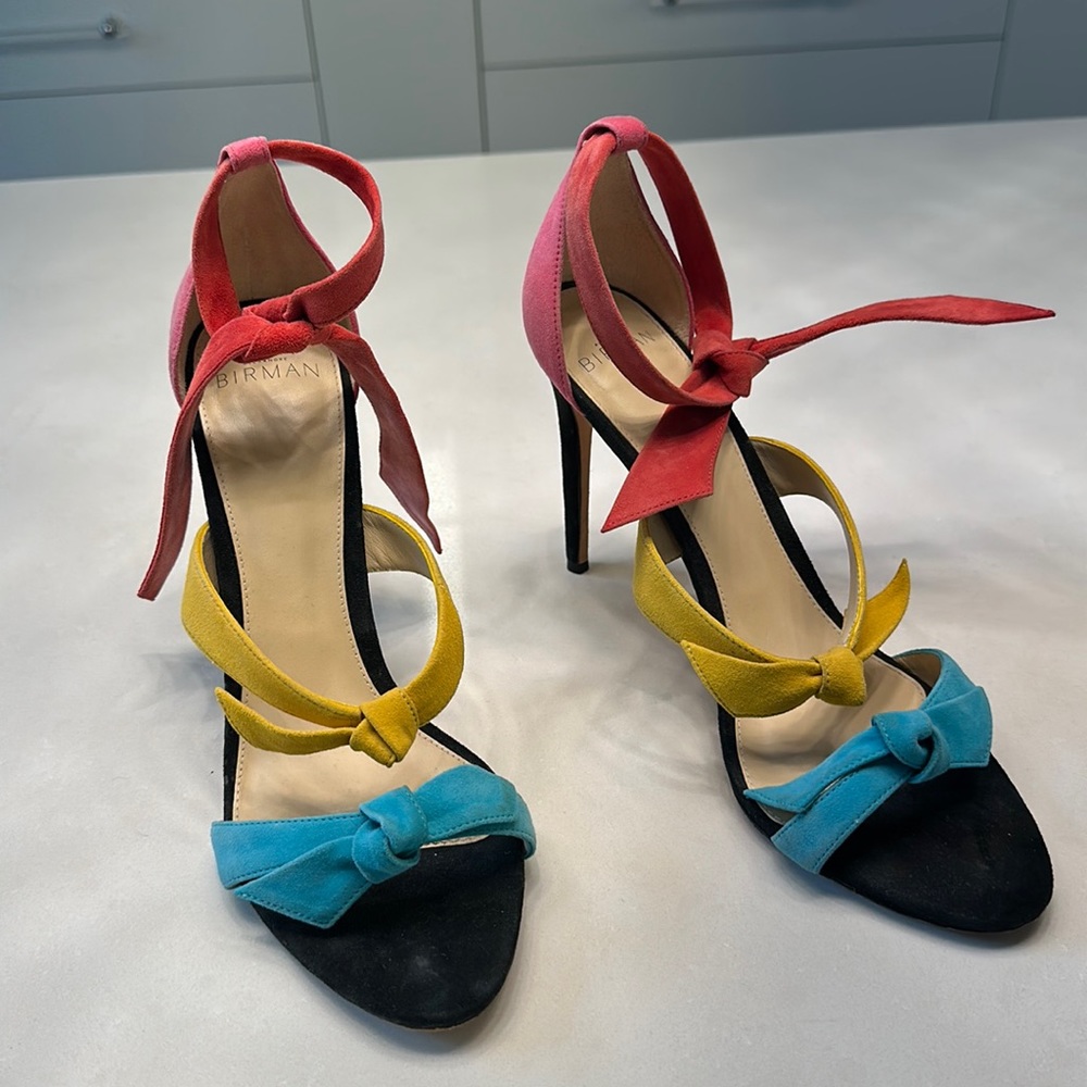 Alexandre Birman multicolour suede “Clarita” sandals